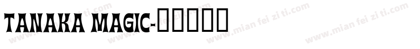 TANAKA MAGIC字体转换